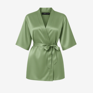 Luxe Satijnen Kimono Badjas