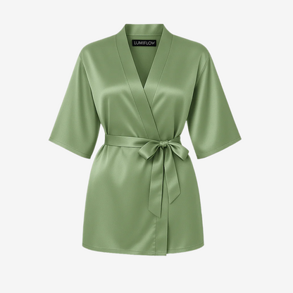 Luxe Satijnen Kimono Badjas