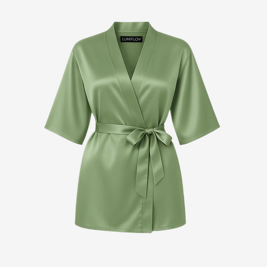 Luxe Satijnen Kimono Badjas